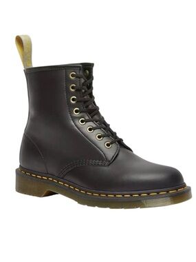 DR MARTENS Vegan Faux Leather Felix Lace Up Boots Air Wair 8 Hole Men 8 Ladies 9